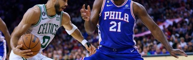 开云中国-恩比德：不被包夹能场均50分 塔图姆拥有超级球队